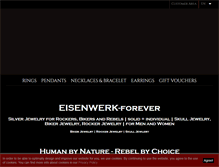 Tablet Screenshot of eisenwerk-forever.com